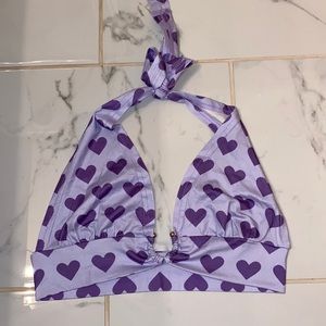 Purple Hearts Bralette